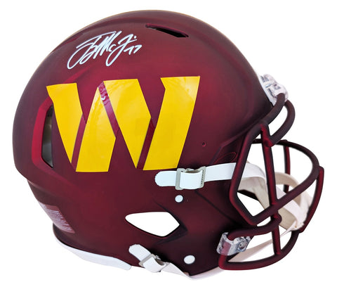 Commanders Terry McLaurin Signed Full Size Speed Proline Helmet BAS Witnessed