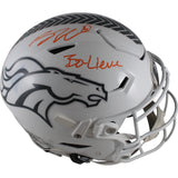 Bo Nix Autographed Denver Broncos 24 STS SpeedFlex Helmet BoLieve Beckett 49633