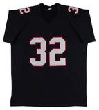 Jamal Anderson "Dirty Bird" Signed Black Pro Style Jersey BAS Witnessed