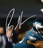 Brandon Graham Signed 16x20 Eagles SB 52 Sacking Brady Photo JSA ITP