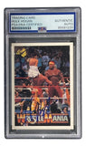 Hulk Hogan Signed 1990 Classic WWF Wrestlemania #33 Trading Card PSA 85581220