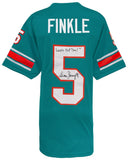 Sean Young Signed Teal Custom Ray Finkle Football Jersey w/Laces Out Dan -SS COA