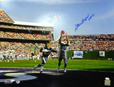 STEVE LARGENT AUTOGRAPHED FRAMED 16X20 PHOTO SEAHAWKS "HOF 95" MCS HOLO 209374