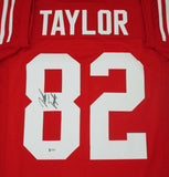 SF 49ers JOHN TAYLOR Signed Custom Replica Jersey - 3 x SB Champ - Beckett