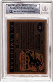 Jim Plunkett Signed 2005 Topps All American Trading Card Beckett Slab 40744
