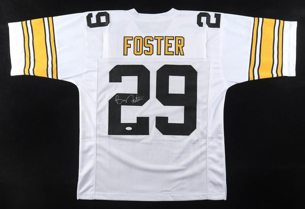 Barry Foster Signed Pittsburgh Steelers Home Jersey (JSA COA) 2xPro Bowl R.B.