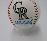 DJ LeMahieu Autographed Colorado Rockies Baseball - JSA COA