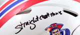 Randy Moss Signed Patriots F/S 90-92 Speed Authentic Helmet w/Insc- BA W Holo