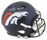 Broncos Bo Nix Authentic Signed Full Size Speed Proline Helmet w/ Case BAS Wit