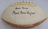 Paul Bear Bryant Autographed Football Alabama Good Luck Damaged Beckett AB93852