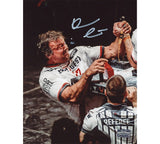 Devon Larratt Signed Unframed 8x10 Arm Wrestling Photo - White Shirt