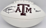 Johnny Manziel Autographed Texas A&M Logo Football 12 Heisman Fanatics ZZ0142397