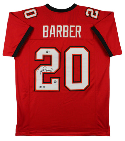 Ronde Barber "HOF 23" Authentic Signed Red Pro Style Jersey BAS Witnessed