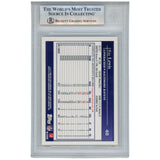 Ray Lewis Autographed/Signed 2009 Topps #40 Trading Card Beckett 52922