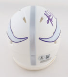 Aaron Jones Signed Minnesota Vikings Alternative Mini Helmet - Beckett