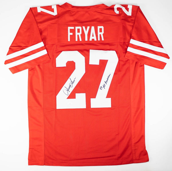 Irving Fryar "83 All American" Signed Nebraska Cornhuskers Jersey (JSA COA) W.R.