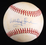 Whitey Ford Signed Official AL Baseball (JSA COA) New York Yankees Ace 1950-1967