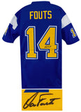 Dan Fouts (CHARGERS) Signed Navy T/B Custom Football Jersey - (SCHWARTZ COA)