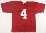 Jalen Milroe Signed Alabama Crimson Tide Jersey (Beckett) 2025 1st Round Pk / QB
