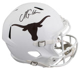 Texas Matthew Golden Authentic Signed Full Size Speed Rep Helmet BAS Witnessed
