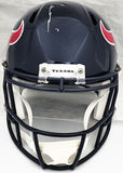 NICO COLLINS AUTOGRAPHED TEXANS BLUE FULL SIZE SPEED HELMET BECKETT 224743