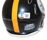 Joe Greene Signed Pittsburgh Steelers TB Mini Helmet Beckett 38681