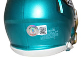Fred Taylor Autographed Jacksonville Jaguars Flash Mini Helmet Beckett 35594