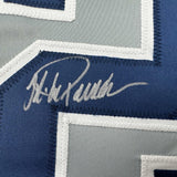 Autographed/Signed Jorge Posada New York Grey Jersey Beckett BAS COA
