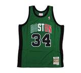 Paul Pierce Signed Boston Celtics M&N Hardwood Swingman Irish Flag Jersey