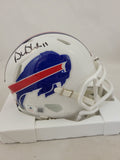 DREW BLEDSOE SIGNED BUFFALO BILLS SPEED MINI HELMET BECKETT