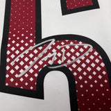 Autographed/Signed Jayden Daniels Commanders White Authentic Jersey Fanatics COA