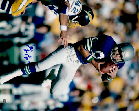 Steve Largent Autographed 16x20 Photo Seattle Seahawks "HOF '95" MCS Holo #68115