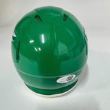 Autographed/Signed Quinyon Mitchell Eagles Kelly Green Mini Helmet JSA COA