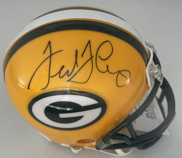Packers TED THOMPSON (D) Signed VSR4 Throwback Mini Helmet AUTO - JSA