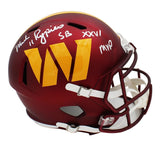 Mark Rypien Signed Washington Speed Full Size Alternate Helmet with Inscription