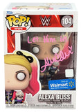 ALEXA BLISS AUTOGRAPHED FUNKO POP 104 VINYL FIGURINE LET HIM IN BECKETT 208708