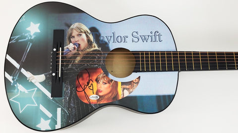 Taylor Swift Signed 38" Acoustic Guitar (JSA) All-Time Champion of Music Awards