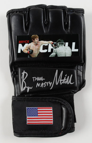 Bryce Mitchell Signed UFC / MMA Custom USA Glove Inscribed "Thug-Nasty" (PA QR)