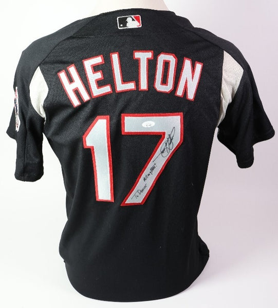 Todd Helton Autographed "To Denise" 2003 NL All-Star Rockies Jersey JSA COA