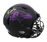 Ed Reed Signed Baltimore Ravens Speed Authentic Eclipse NFL Helmet