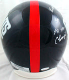 Lawrence Taylor Signed NY Giants 81-99 TB F/S Helmet w/3 Insc.-JSA W *White