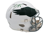Makai Lemon Signed Philadelphia Eagles Speed Authentic Throwback NFL Helmet