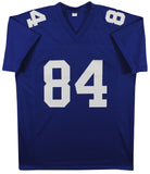 Jalin Hyatt Authentic Signed Blue Pro Style Jersey Autographed BAS Witnessed