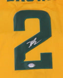 Kendall Brown Signed Baylor Bears Jersey (PSA COA) Indiana Pacers Power Forward