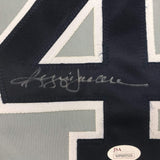 Autographed/Signed REGGIE JACKSON New York Grey Jersey JSA COA Auto