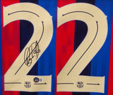 Raphinha Signed Barcelona F C Nike Style Home Jersey (Beckett COA) Winger