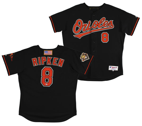Orioles Cal Ripken Jr. Signed Black Nike 100 Season Authentic Jersey Fanatics