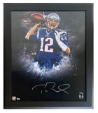 TOM BRADY Autographed Patriots 20" x 24" "In Focus" Framed Photograph FANATICS