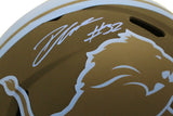 D'Andre Swift Autographed Detroit Lions F/S Eclipse Speed Helmet FAN 37994