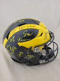 MICHIGAN NATIONAL CHAMPIONSHIP TEAM 144 SIGNED SPEEDFLEX HELMET BECKETT QR